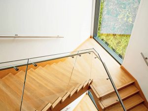 Glass Stairway Railing